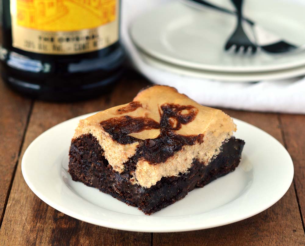 Kahlua Cheesecake Brownies