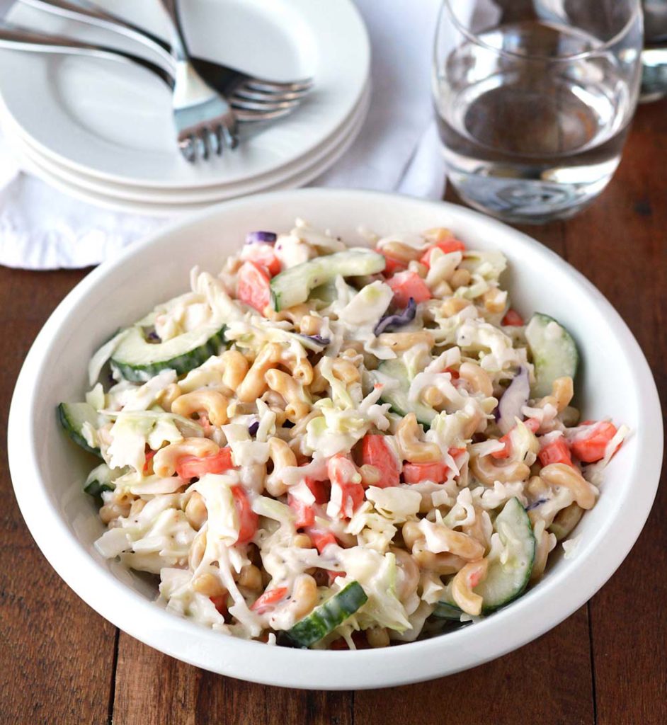 Coleslaw Macaroni Salad