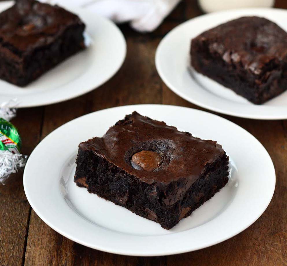 Mint Truffle Brownies