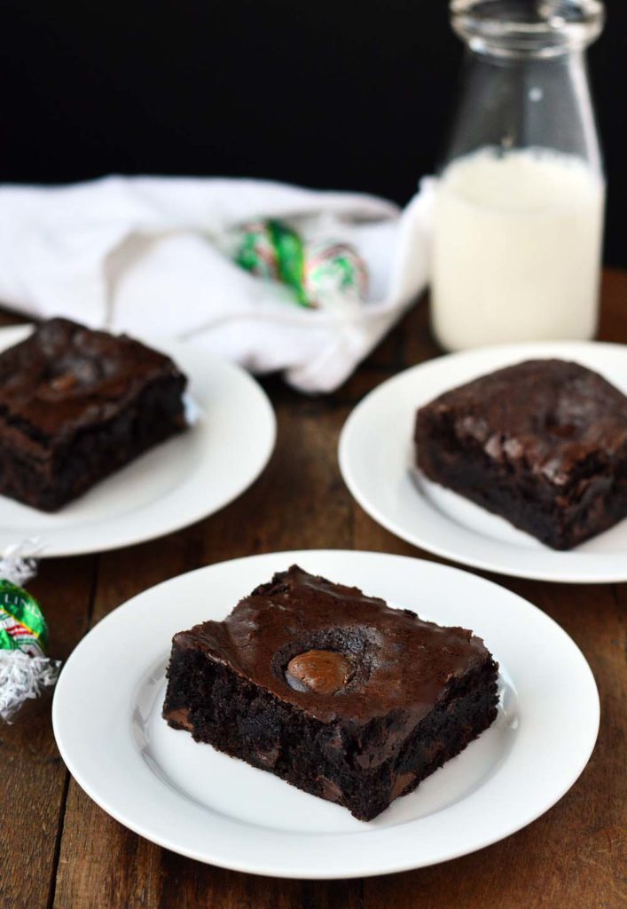 Mint Truffle Brownies