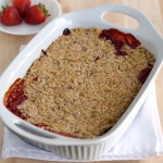 Strawberry rhubarb crisp