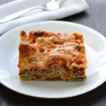 Speedy spinach lasagna