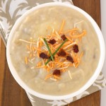 Loaded baked potato soup