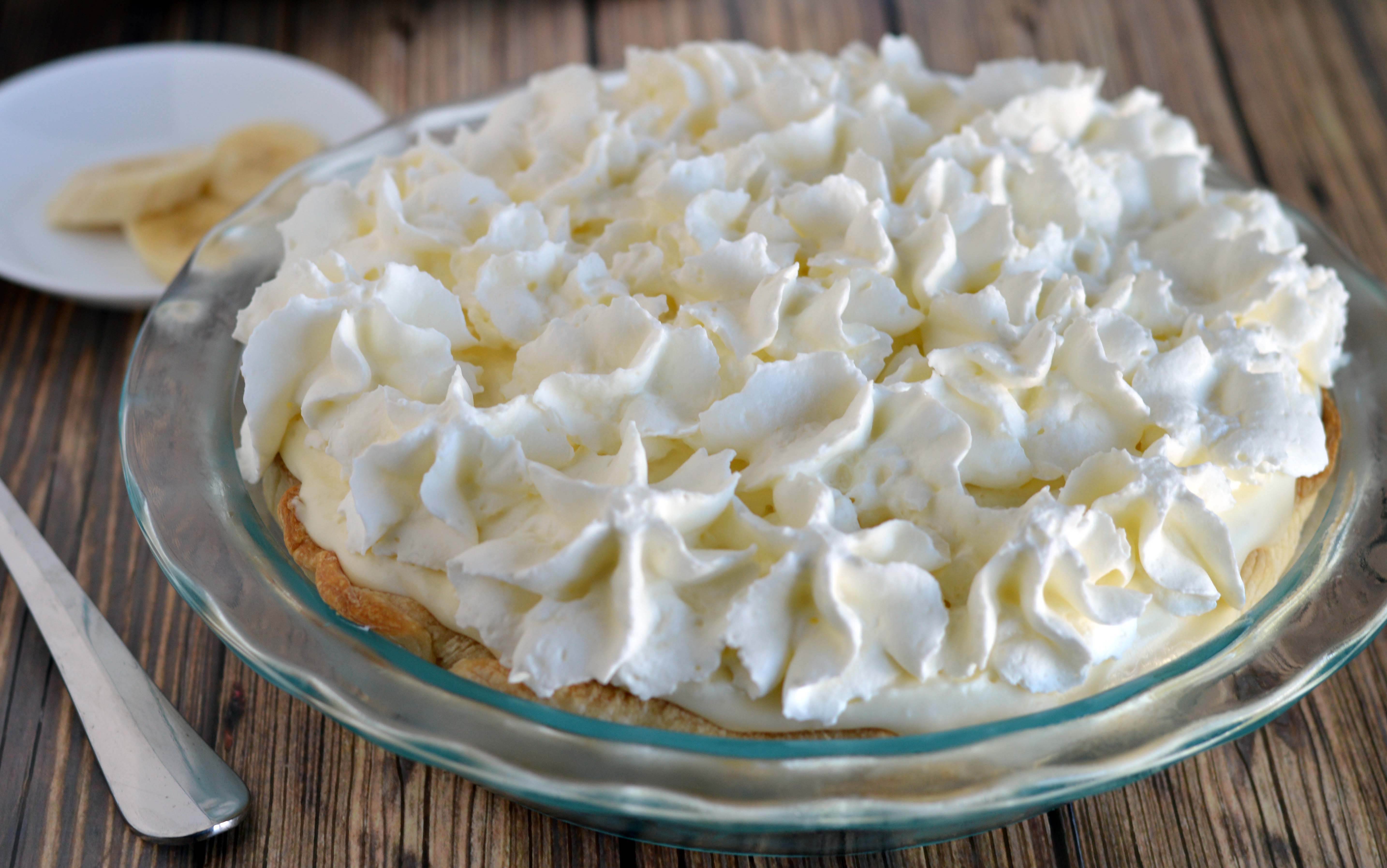 Banana cream pie friday is cake night