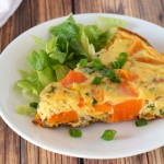 Sausage and butternut squash frittata