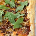 Bacon double cheeseburger tart