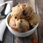 Kahlua chocolate almond ice cream