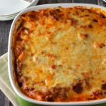 Layered baked penne