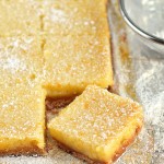 Whole meyer lemon bars