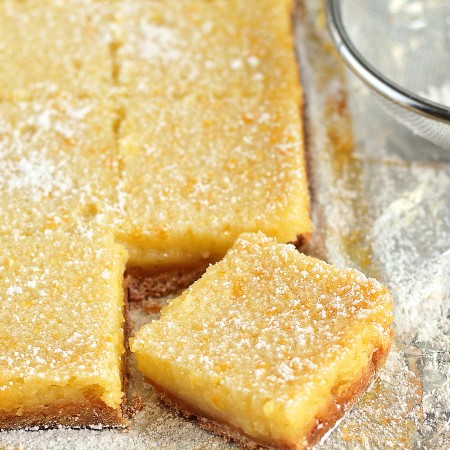 whole meyer lemon bars