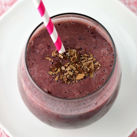 chocolate covered cherry smoothie