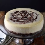 Chocolate macaroon cheesecake