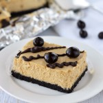 Kahlua cheesecake bars