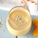 Peach cobbler smoothie