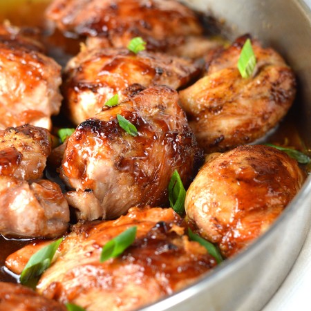 maple soy glazed chicken