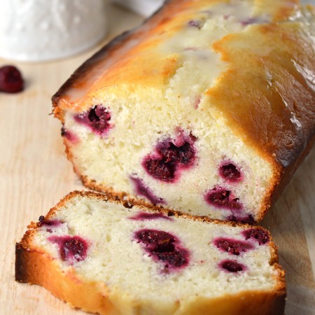 raspberry lemon loaf