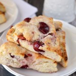 Ricotta and Fresh Cherry Scones