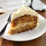 Carrot Cake with creamy pineapple filling