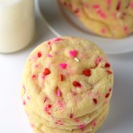 Valentine Sprinkle Cookies