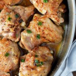 Pan Roasted Honey Garlic Chicken