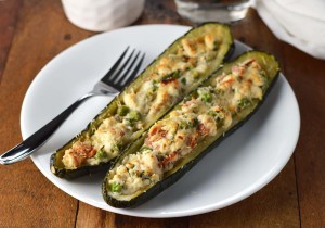 Twice Baked Zucchini