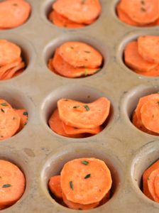 sweet potato stacks