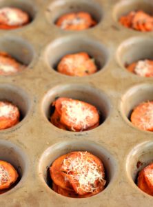 sweet potato stacks