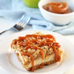 Caramel Apple Cheesecake Bars