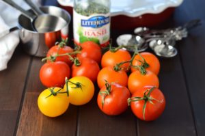 Tomato and Basil Clafoutis