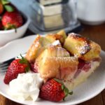 Tropical Strawberry and Cream French Toast Bake