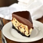 Chocolate Chip Cheesecake with Chocolate Mousse