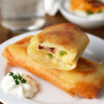 Loaded Potato Spring Rolls