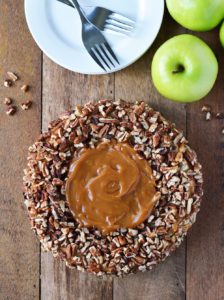 caramel apple cheesecake