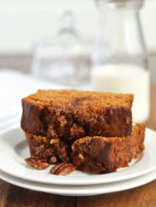 Pumpkin Cinnamon Pecan Loaf