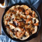 Caramel Raisin Bread Pudding