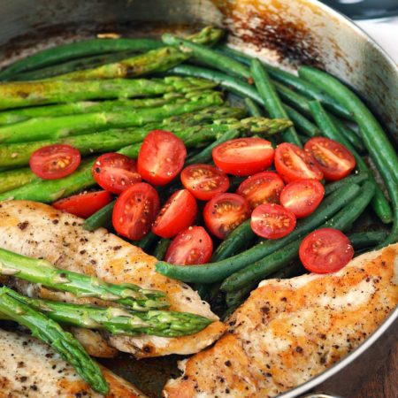 One Pan Balsamic Chicken