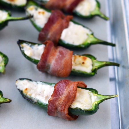 Bacon and Ranch Jalapeno Poppers