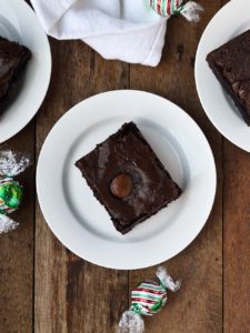 Mint Truffle Brownies